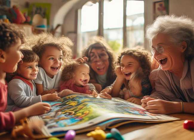 儿童故事有趣的大家庭 幼儿家庭有趣的故事