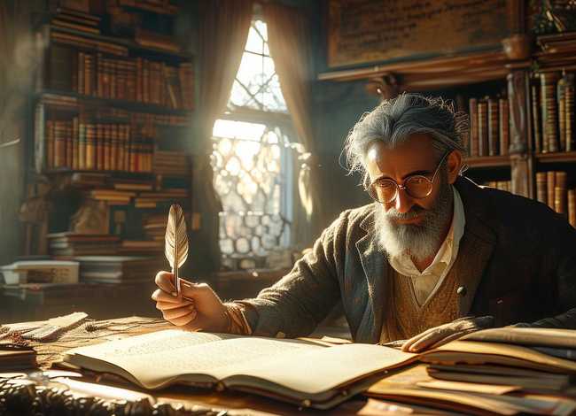 文学家的故事作文、关于文学作家的小故事