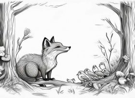 故事动物简笔画 - 动物简笔画小故事