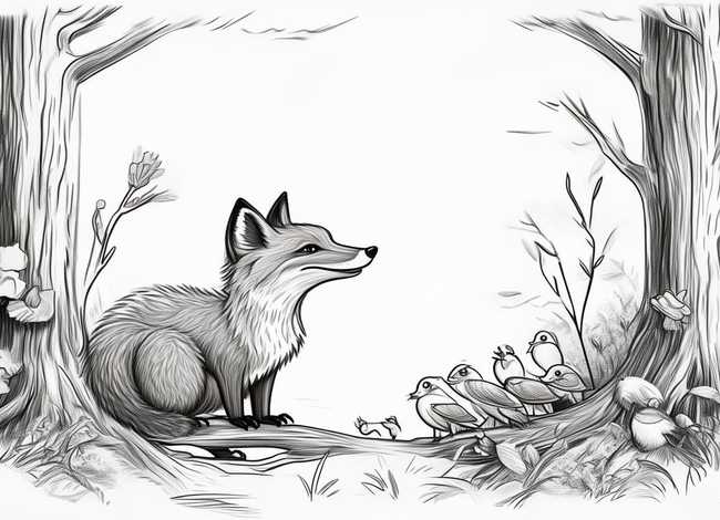 故事动物简笔画 - 动物简笔画小故事 故事动物简笔画 - 动物简笔画小故事