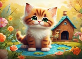 小猫的故事完整版儿童故事 小猫的故事幼儿故事绘画