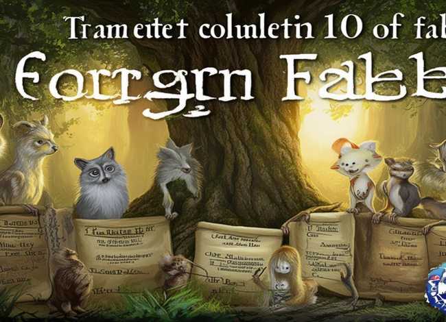 外国寓言故事大全100个 外国寓言故事名称大全