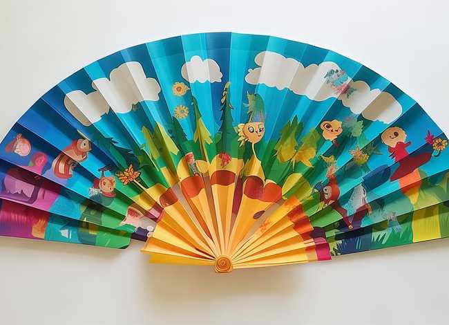 儿童创意扇子画教案，儿童创意扇子画教案中班
