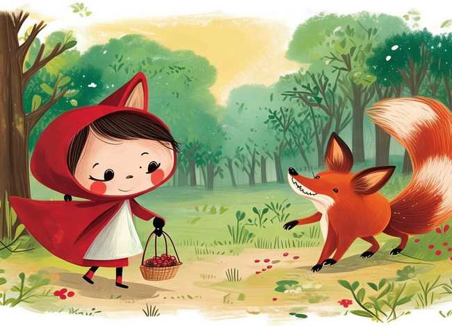 小红帽的故事幼儿版 小红帽的故事幼儿版图片