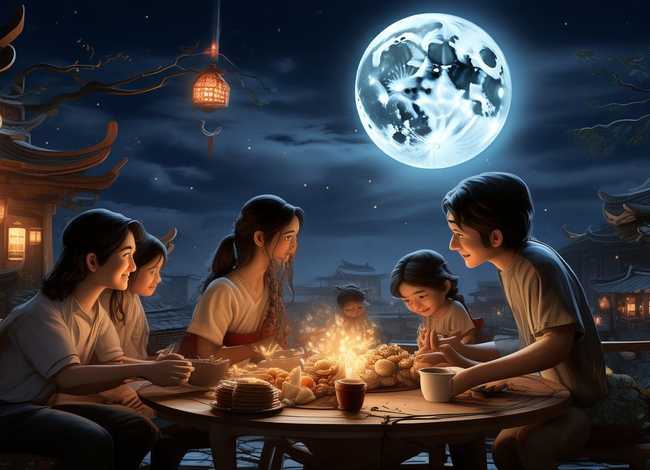 中秋节来的故事，中秋节来源的故事50字