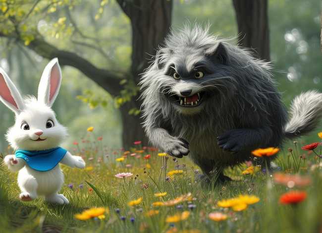 儿童故事大全大灰狼和小白兔，幼儿故事大全小白兔和大灰狼