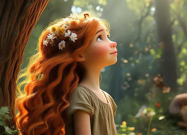儿童故事长头发 - 长头发女孩的故事