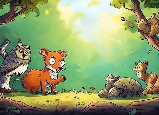 动物寓言故事简笔画 - 动物寓言故事简笔画图片