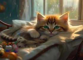 小猫咪的故事 睡前故事，小猫咪的故事 睡前故事视频
