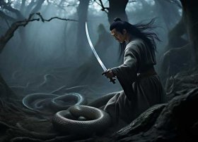 刘邦斩蛇的故事、刘邦斩蛇的故事出自哪里