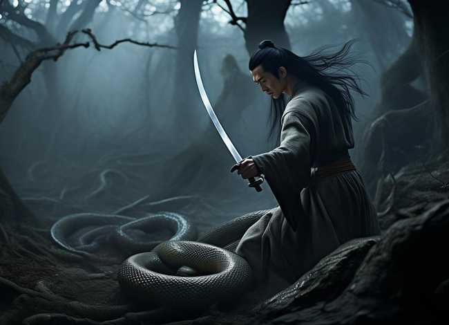 刘邦斩蛇的故事、刘邦斩蛇的故事出自哪里