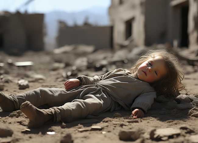 阿富汗战争儿童的故事；阿富汗战争后的儿童遗体