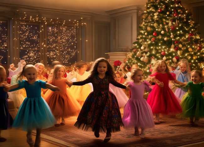 圣诞节儿童舞蹈平安夜，圣诞节平安夜舞蹈视频