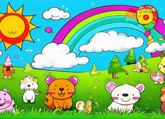 儿童涂色大全简单漂亮，儿童涂色大全简单漂亮图片