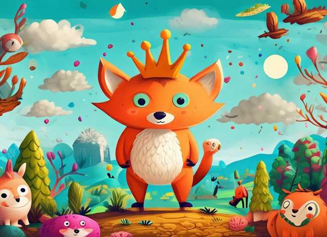 寓言故事创意美术儿童画 寓言故事创编画