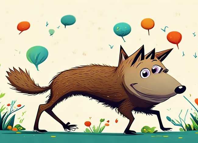 笨狼的故事简笔画（笨狼的故事简笔画手抄报）