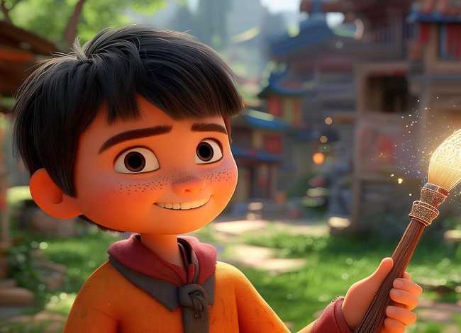 神笔马良儿童故事英文版 - 神笔马良英文版故事表演