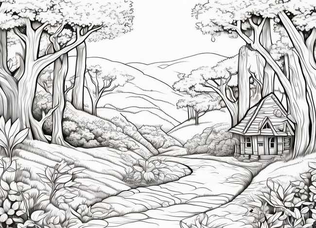 故事涂色线稿、故事涂色线稿怎么画