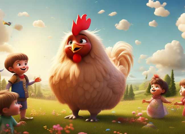 儿童故事0-3岁大公鸡，大公鸡幼儿故事