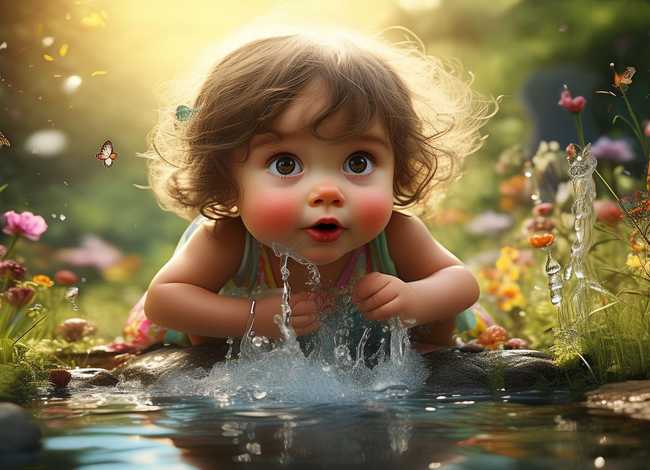 喝水儿童故事 - 喝水的幼儿故事