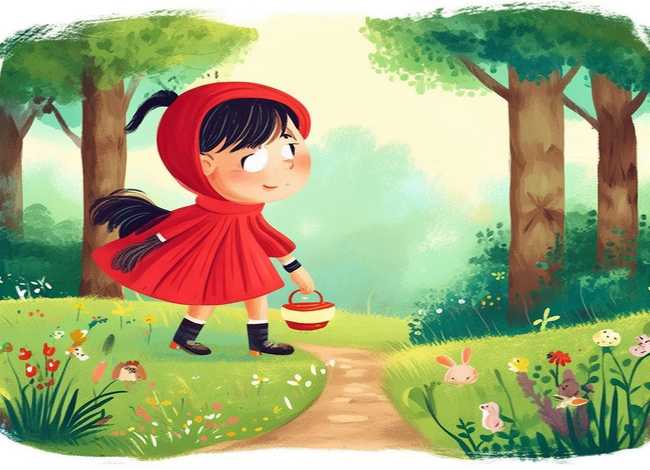 儿童故事小红帽的故事 - 少儿故事小红帽的故事
