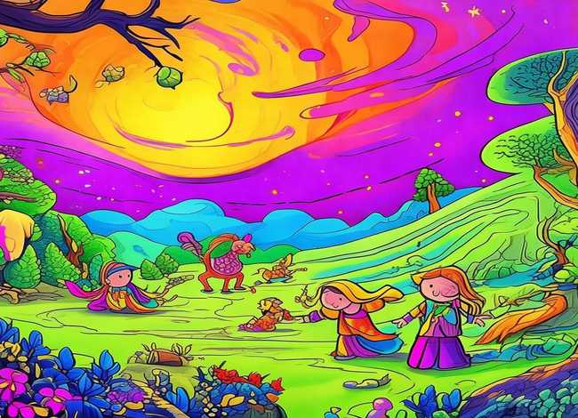 神话传说主题的儿童画 神话传说主题的儿童画怎么画