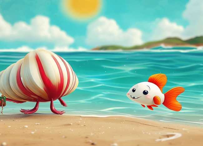 儿童故事小白蚬送信，儿童故事绘本小白鱼