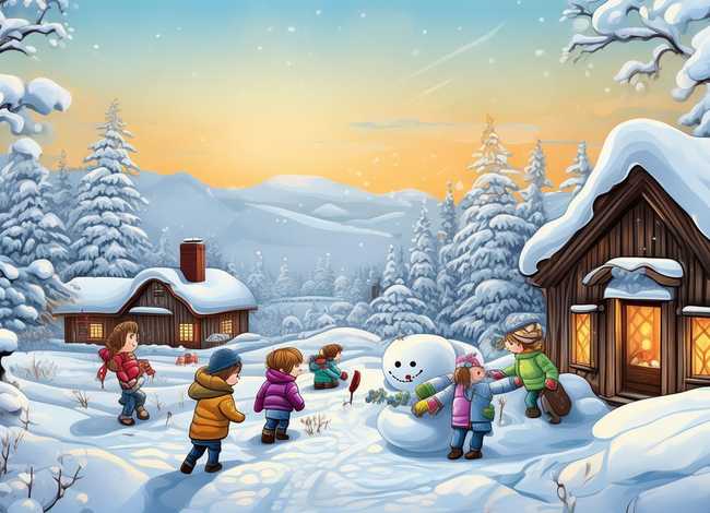 下雪了的故事幼儿故事，下雪了的故事幼儿故事简短