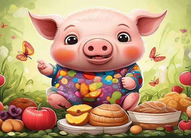 贪吃的小猪幼儿故事（贪吃的小猪幼儿故事图片）