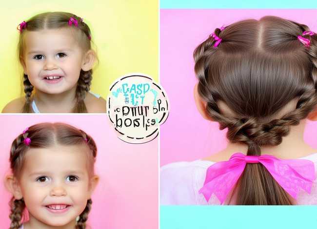 儿童编发爱心教程 图解，儿童爱心编发图片简单漂亮