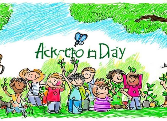 植树节儿童画简单好看；植树节儿童画简单好看图片