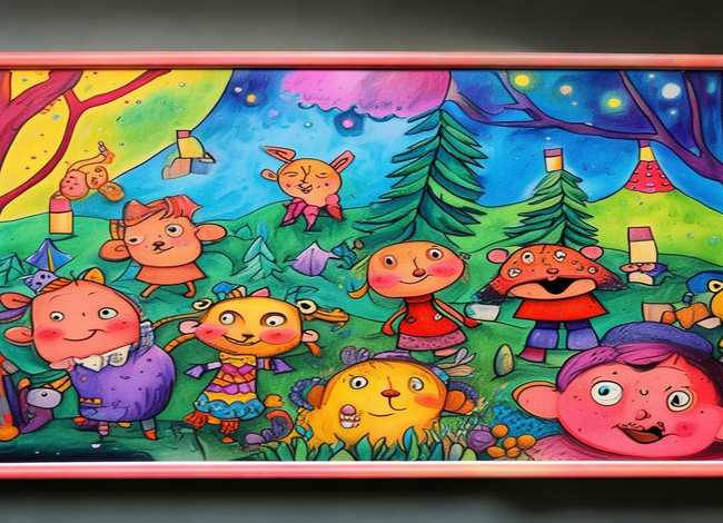 幼儿故事绘画作品展示；幼儿故事绘画作品展示视频