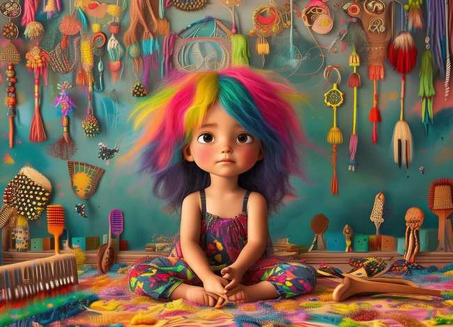 儿童关于头发的故事；关于头发的故事幼儿