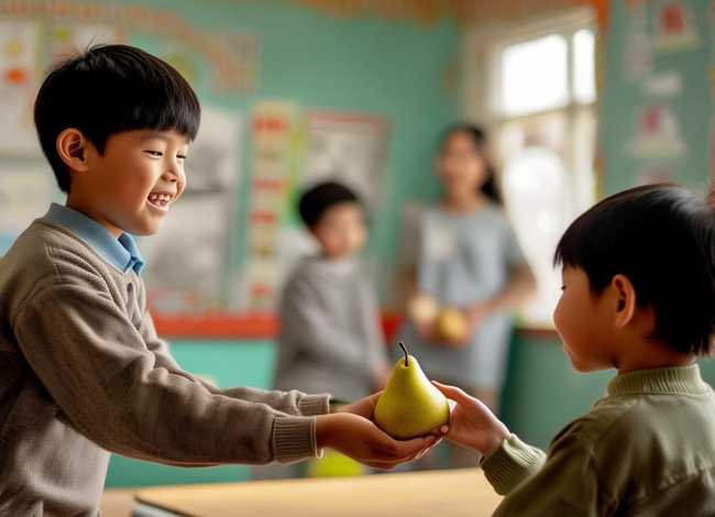 儿童故事孔融让梨的故事（孔融让梨的故事简单）