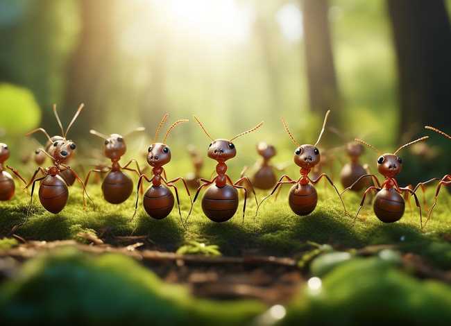 蚂蚁的故事绘画图片 蚂蚁的故事绘画图片大全