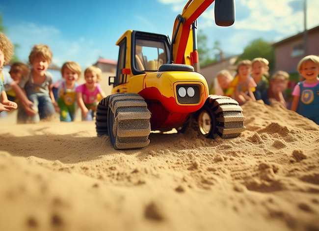 儿童故事挖掘机的故事 - 幼儿挖掘机的故事