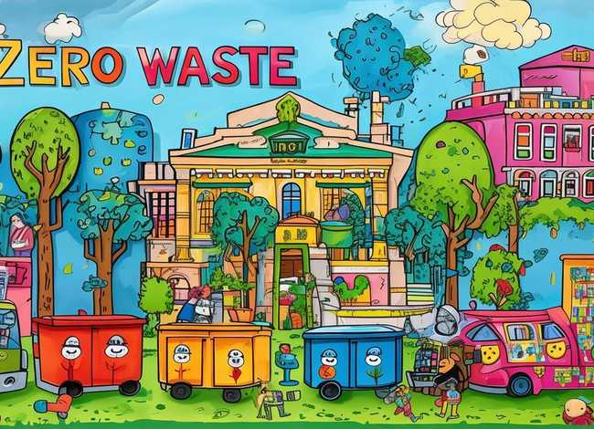 无废城市儿童画 无废城市幼儿作品