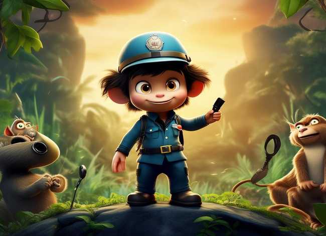 像猴子警长一样的儿童故事、像猴子警长探案记一样的故事