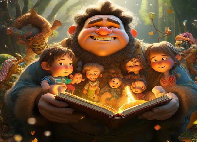 巨人儿童的故事视频 - 幼儿故事巨人视频