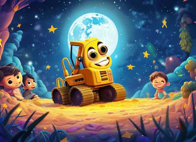 挖掘机的故事3-6岁儿童睡前故事 挖掘机的故事睡前故事视频大全
