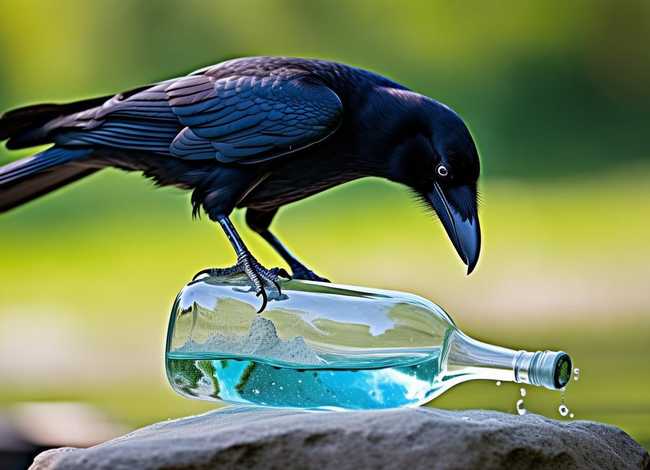 乌鸦喝水儿童故事完整版文字，乌鸦喝水的故事完整版长篇