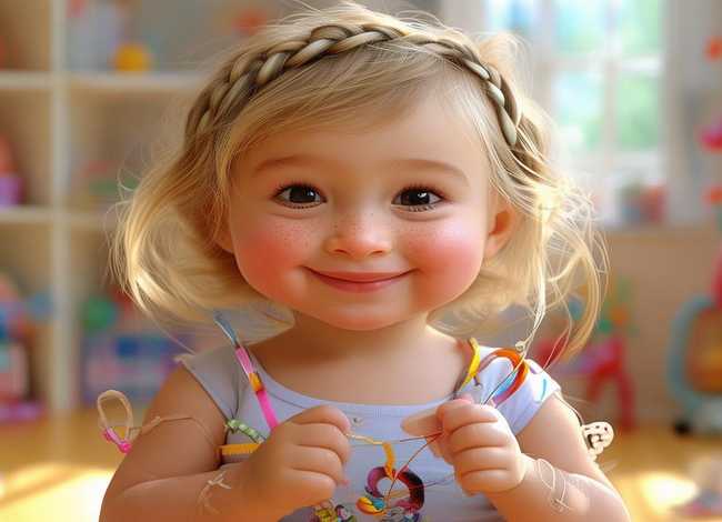 儿童爱心编发小视频 小孩编爱心头发视频教程