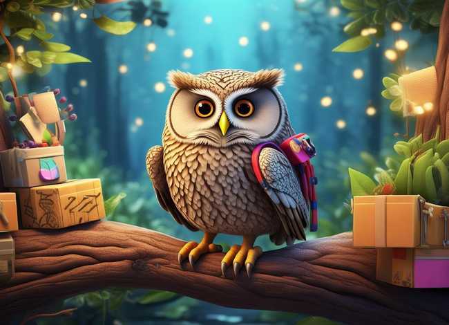 儿童故事猫头鹰搬家；寓言故事猫头鹰搬家