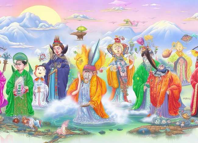 八仙的故事儿童版 - 八仙的传说儿童版