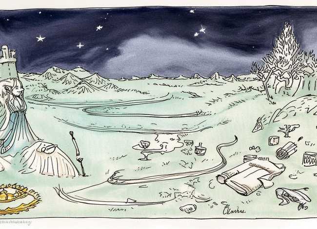 欧洲神话故事手抄报简笔画（欧洲神话故事手抄报简笔画图片）