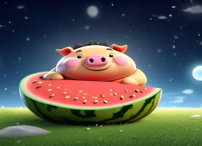 儿童故事猪八戒吃西瓜睡前故事，少儿睡前故事猪八戒吃西瓜