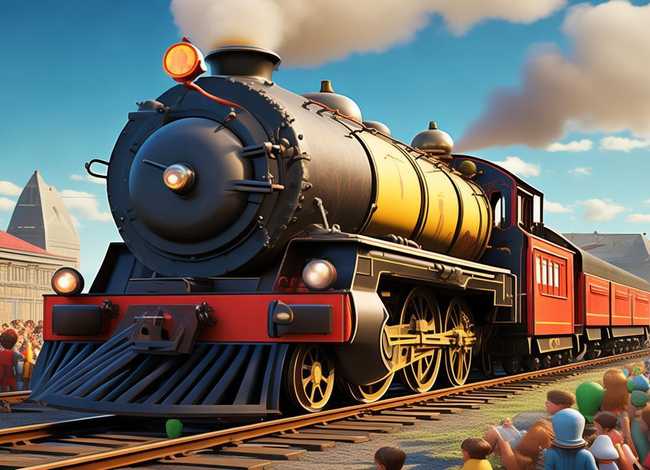 大火车的儿童故事（大火车和小火车的故事）