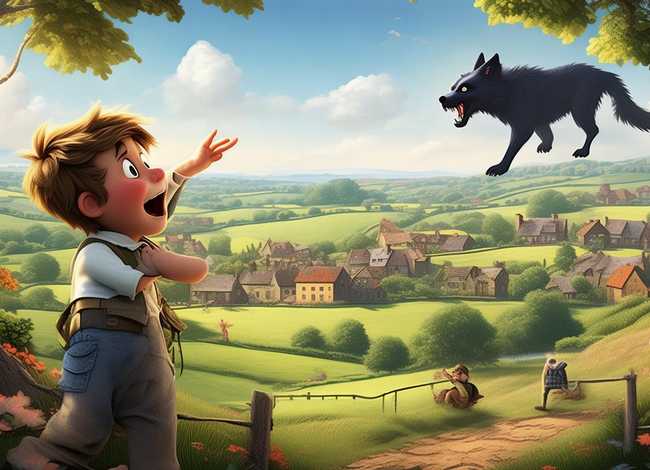 狼来了英文故事儿童版 - 英文版狼来了故事视频