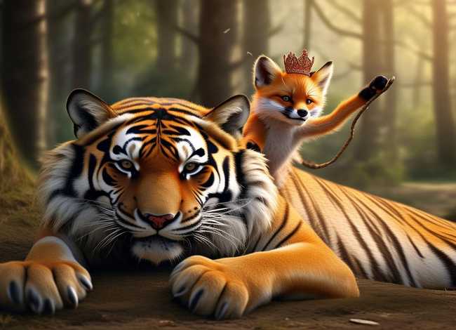 狐假虎威儿童故事、狐假虎威故事幼儿