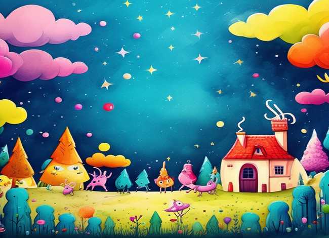 童话故事绘画作品图片儿童画、童话故事绘画作品图片